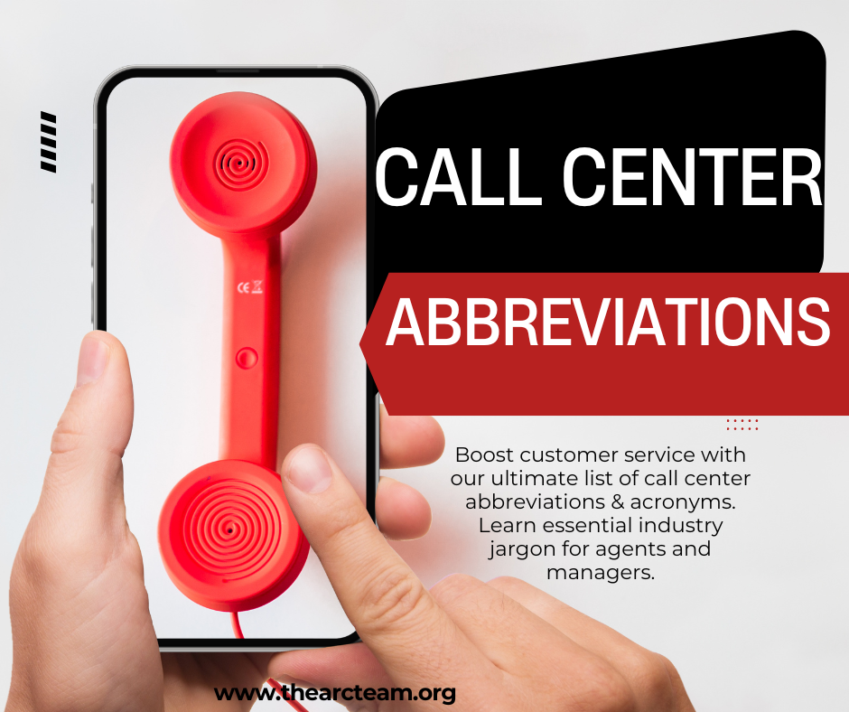Call Center Abbreviations 